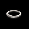 Anello riviera Damiani in oro bianco 18kt e diamanti