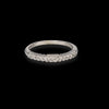 Anello riviera Damiani in oro bianco 18kt e diamanti