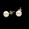Orecchini con perle in oro giallo 18Kt
