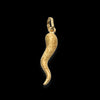 Ciondolo corno in oro giallo 18kt