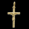 Crocifisso in oro giallo 18kt.