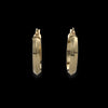 Orecchini ovali in oro giallo 18kt