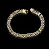 Bracciale OMS in oro giallo e bianco 18kt maglia orolgio