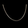 Catena maglia piatta e specchiata in oro giallo e bianco 18kt