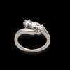 Anello Trilogy in oro bianco 18kt e diamanti