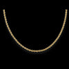 Catena in oro giallo 18kt maglia fune
