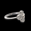 Anello Trilogy Yukiko in oro bianco e diamanti