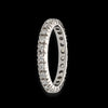 Anello Veretta in oro bianco e diamanti