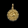 Ciondolo in oro giallo 18kt con immagine sacra