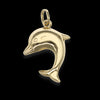 Ciondolo delfino in oro giallo 18 kt